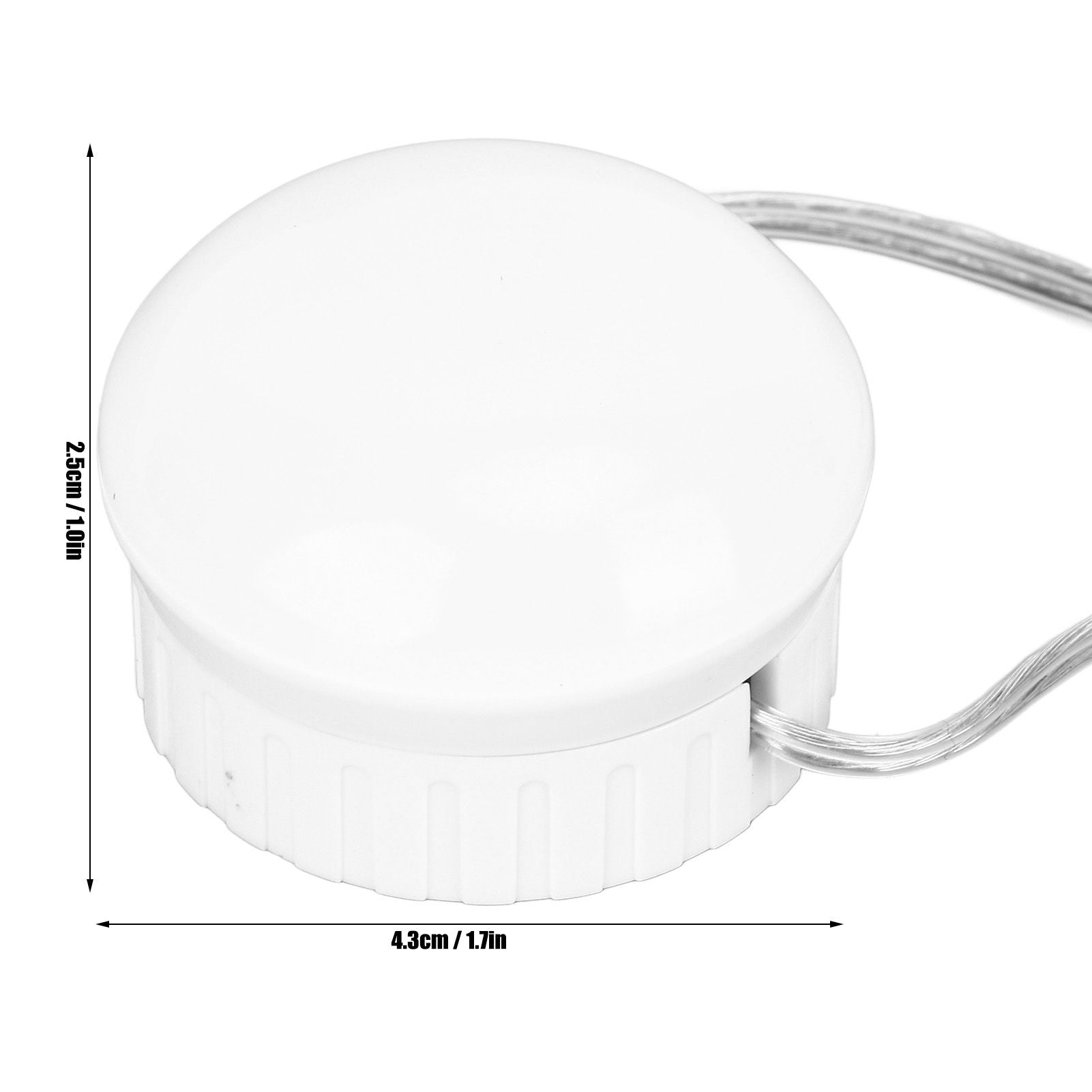 LED Mirror Light 5 Level Brightness Adjustment Touch Switch 10 Bulbs White Light Mirror Lamp with Retractable V1294-YM0523-3119220044811