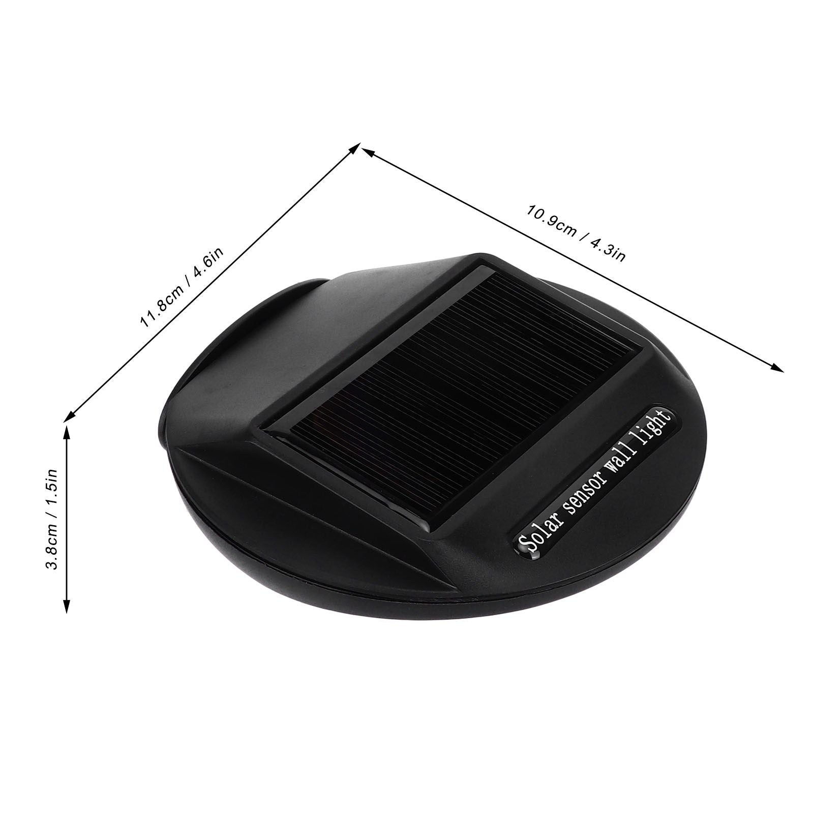 Solar Wall Lamp Sensitive Motion Sensor Weather Resistant Outdoor LED Solar Wall Light for Gardens Patios V1294-YM0523-3119220044911