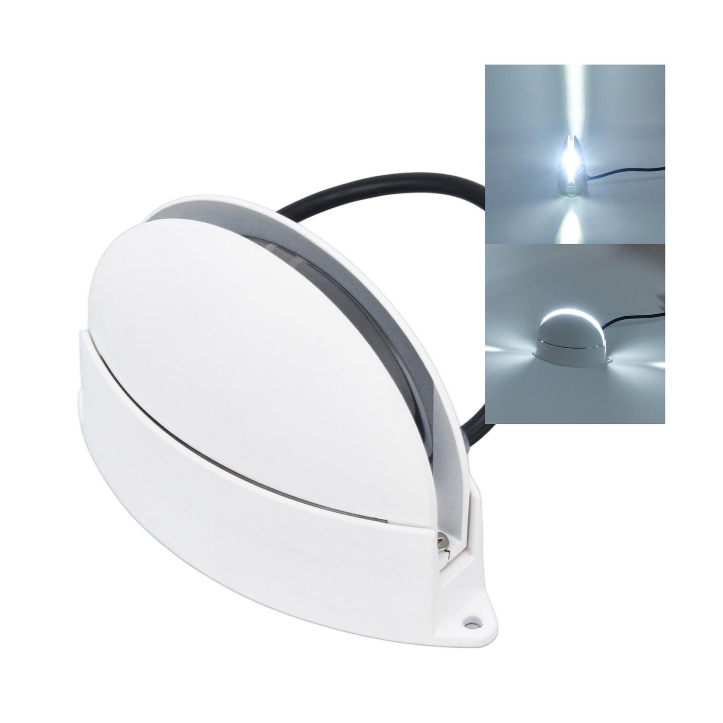 Window Sill Lamp 180 degrees Luminous Semicircular LED Wall Light for Hallway Corridor Living Room AC85-265V V1294-YM0523-3119220045111