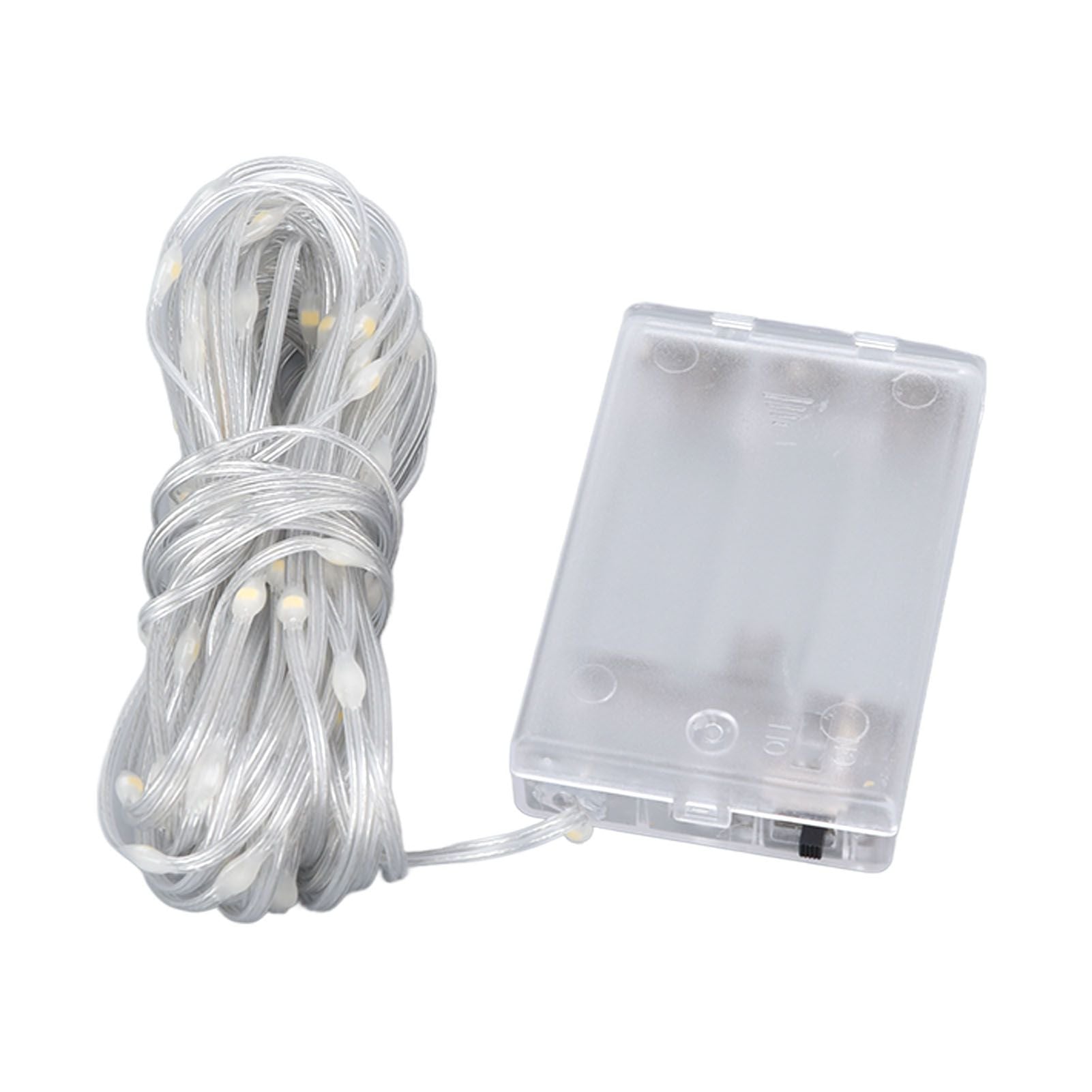 LED Curtain String Lights DIY 33 Feet Waterproof Warm Light Decorative String Lights for Outdoor V1294-YM0523-3119220048311