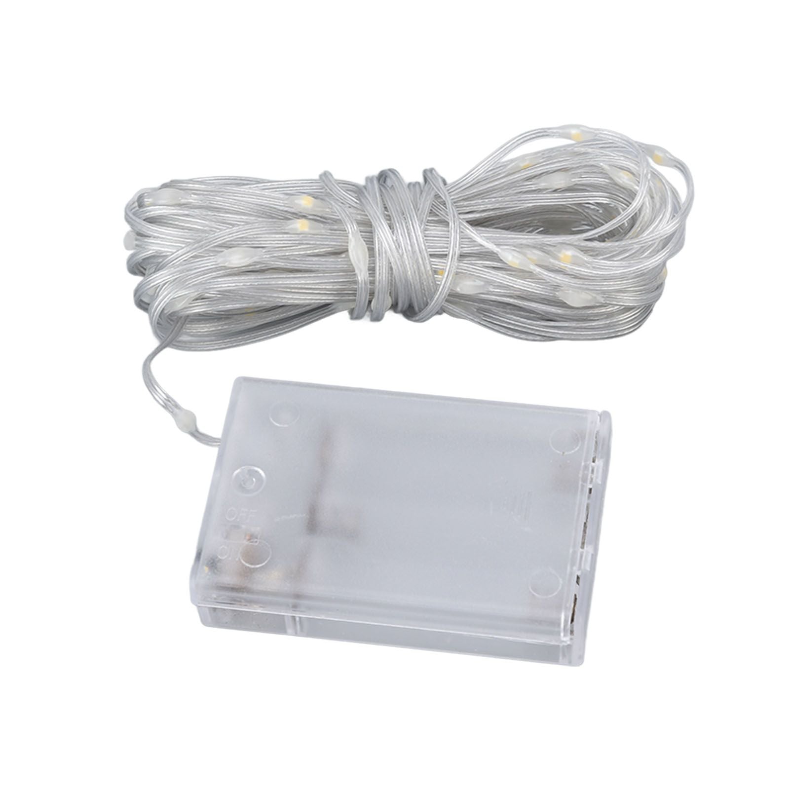 LED Curtain String Lights DIY 33 Feet Waterproof Warm Light Decorative String Lights for Outdoor V1294-YM0523-3119220048311