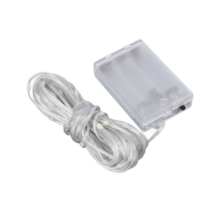 LED Curtain String Lights DIY 33 Feet Waterproof Warm Light Decorative String Lights for Outdoor V1294-YM0523-3119220048311