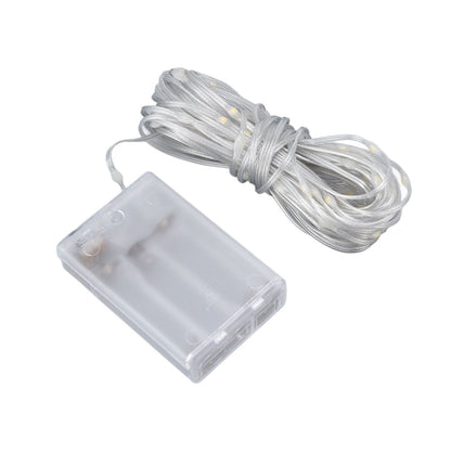 LED Curtain String Lights DIY 33 Feet Waterproof Warm Light Decorative String Lights for Outdoor V1294-YM0523-3119220048311