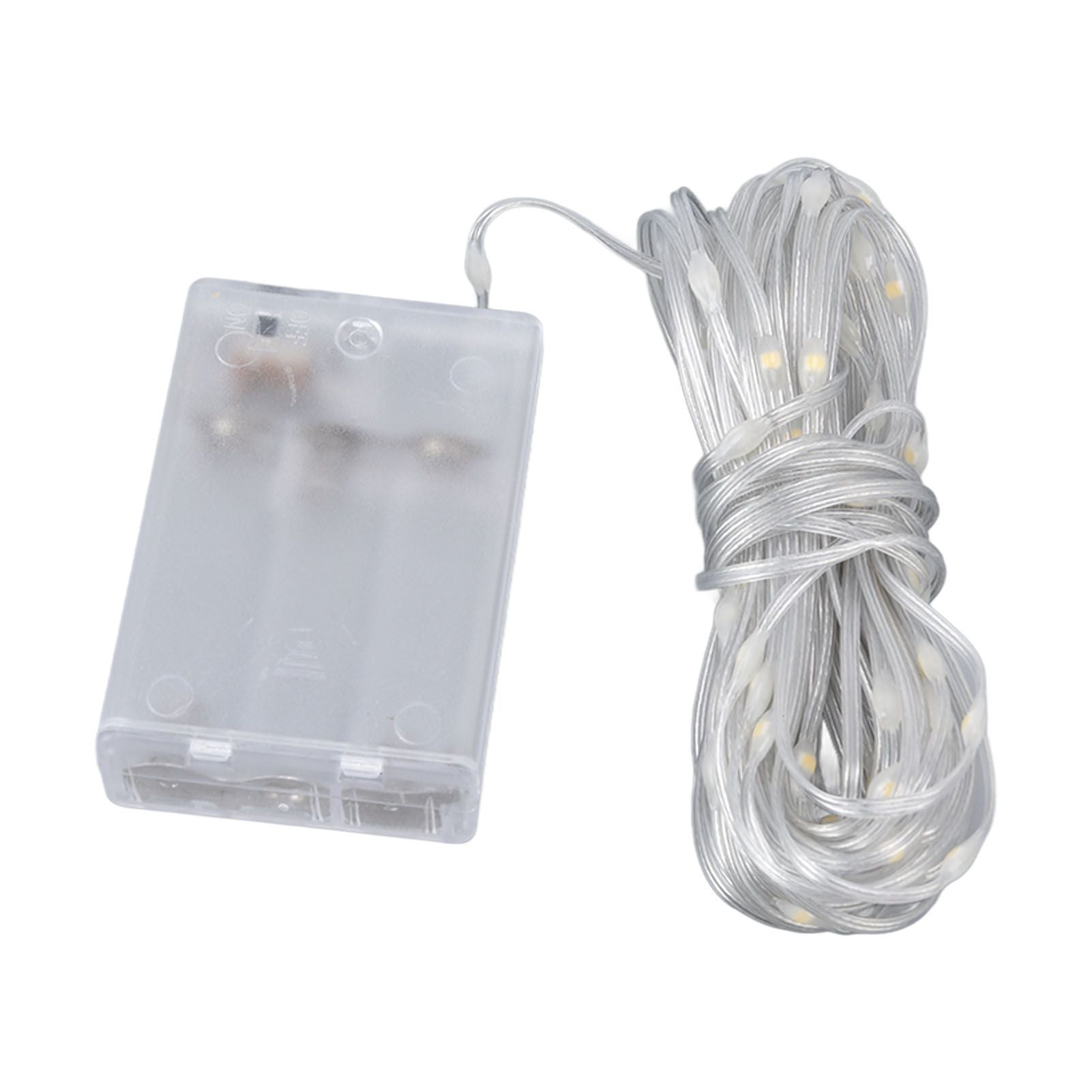 LED Curtain String Lights DIY 33 Feet Waterproof Warm Light Decorative String Lights for Outdoor V1294-YM0523-3119220048311