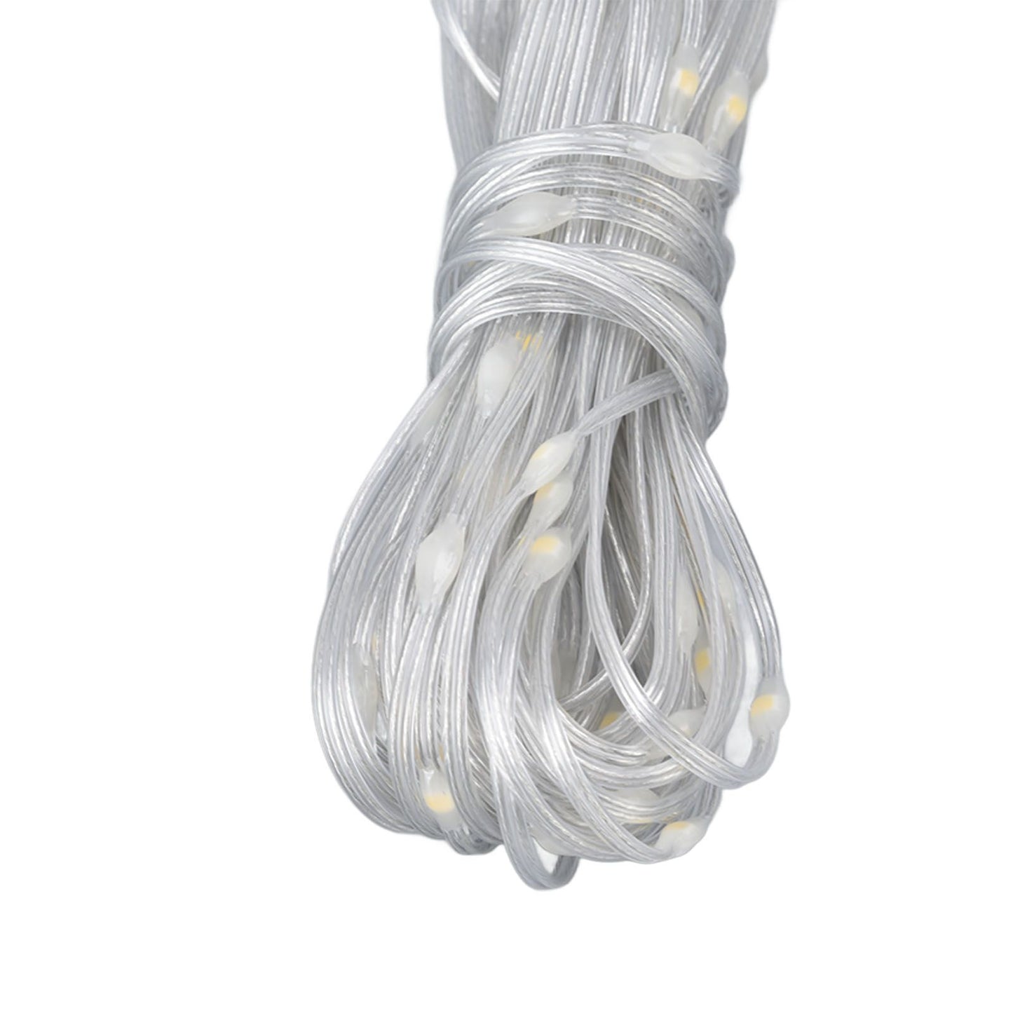 LED Curtain String Lights DIY 33 Feet Waterproof Warm Light Decorative String Lights for Outdoor V1294-YM0523-3119220048311