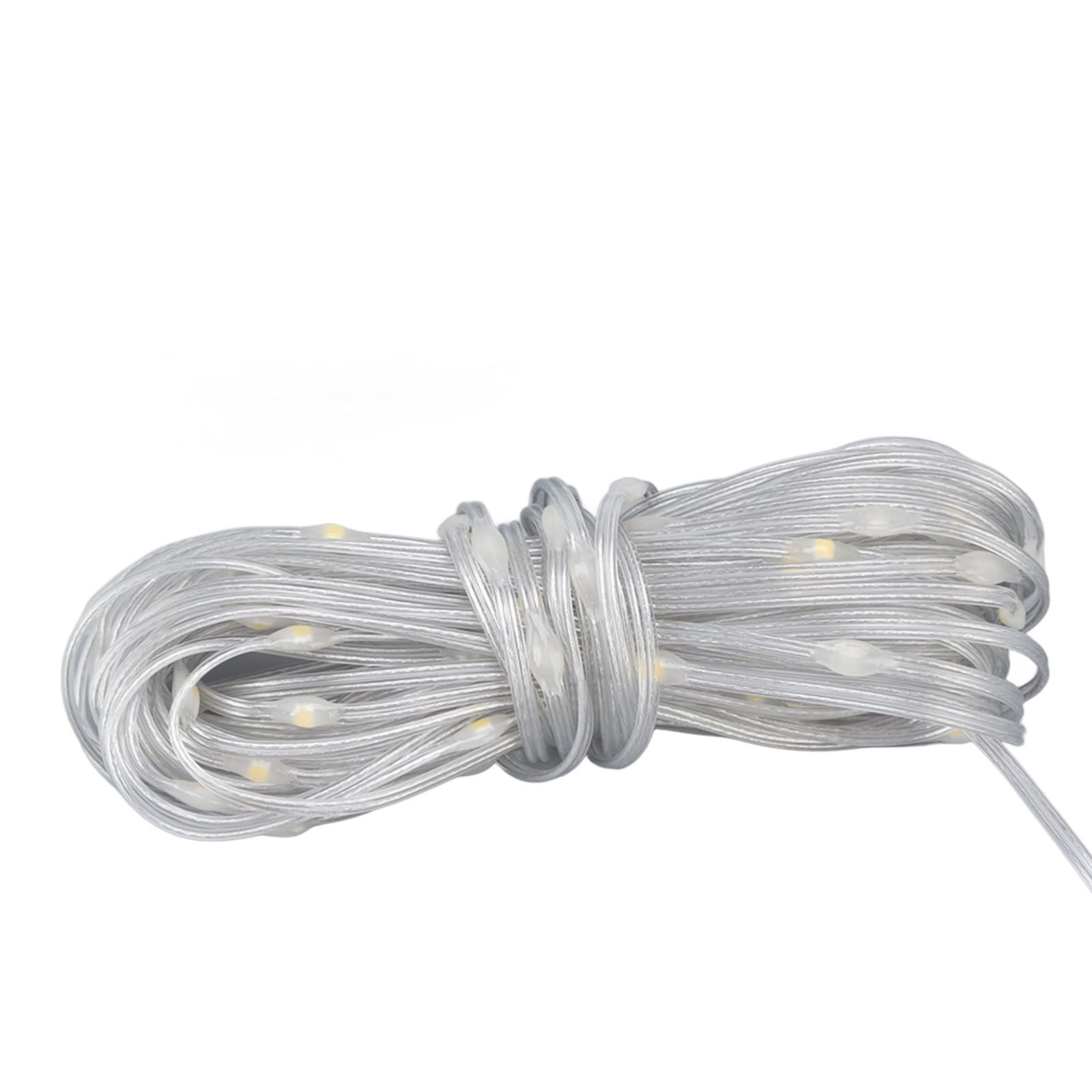 LED Curtain String Lights DIY 33 Feet Waterproof Warm Light Decorative String Lights for Outdoor V1294-YM0523-3119220048311