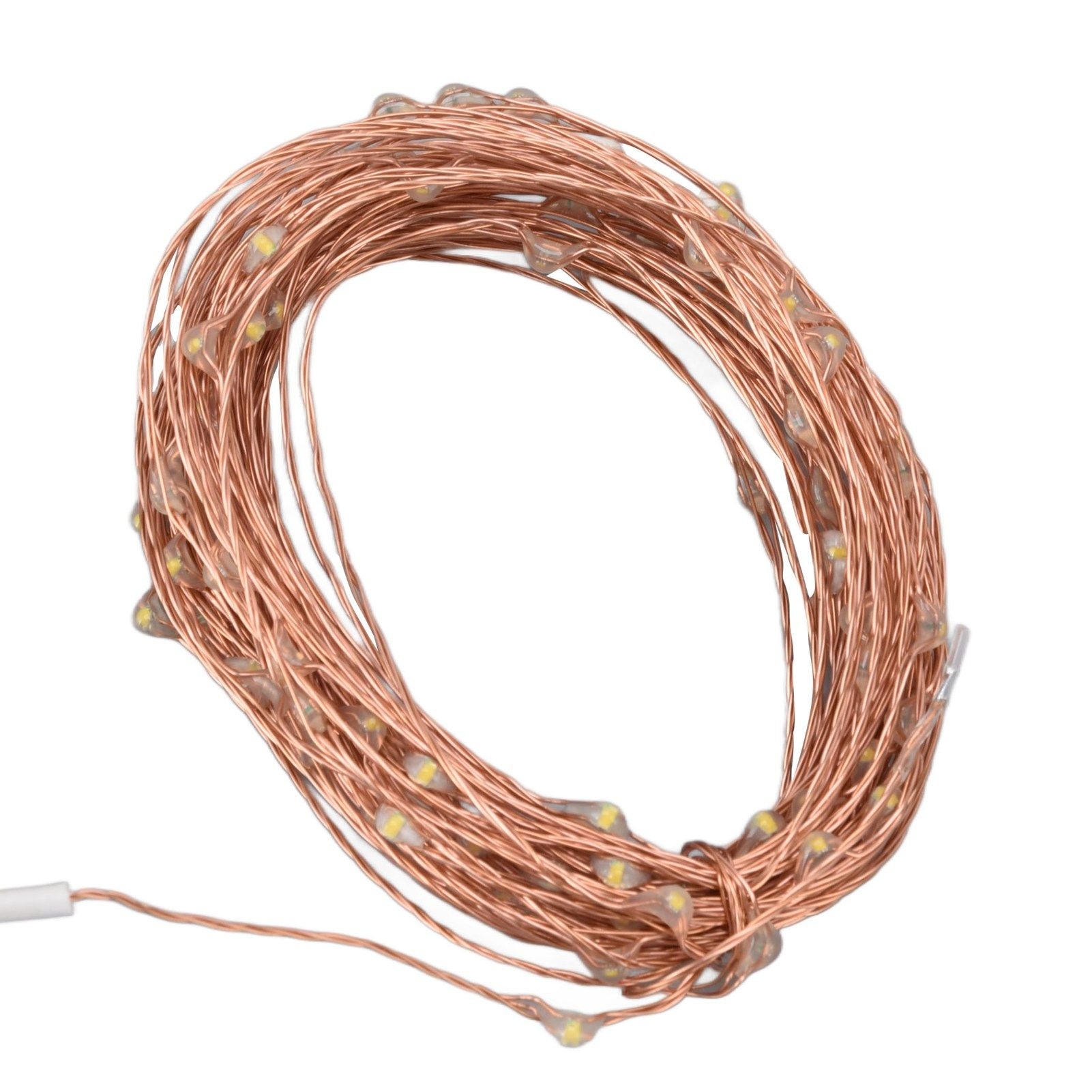USB Copper Wire String Lights DIY 100 LEDs 10m/32.8ft Energy Saving Safe Warm Light LED Light String for V1294-YM0523-3119220048411
