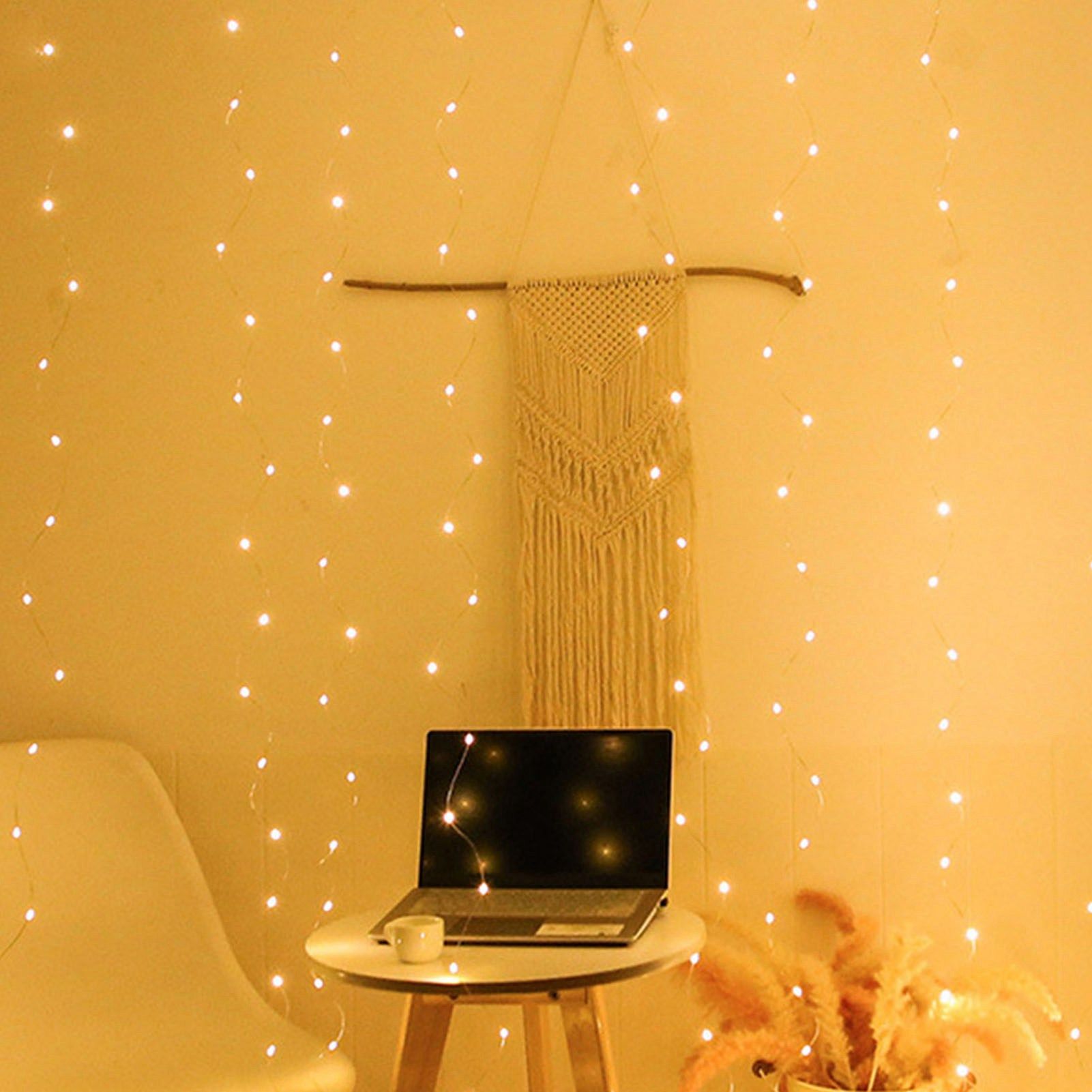 USB Copper Wire String Lights DIY 100 LEDs 10m/32.8ft Energy Saving Safe Warm Light LED Light String for V1294-YM0523-3119220048411