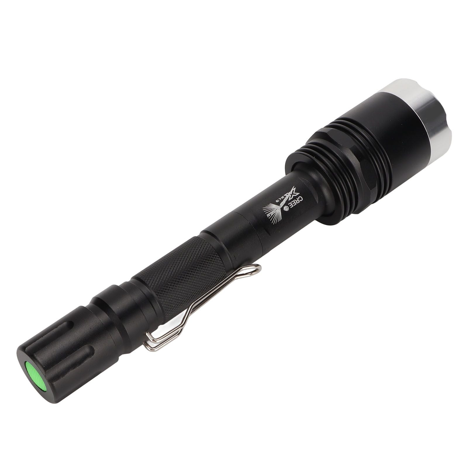 Camping Flashlight 5000LM Lengthened IPX5 Waterproof Anodized Black T6 Lamp Beads White Light Outdoor V1294-YM0523-3119220048911