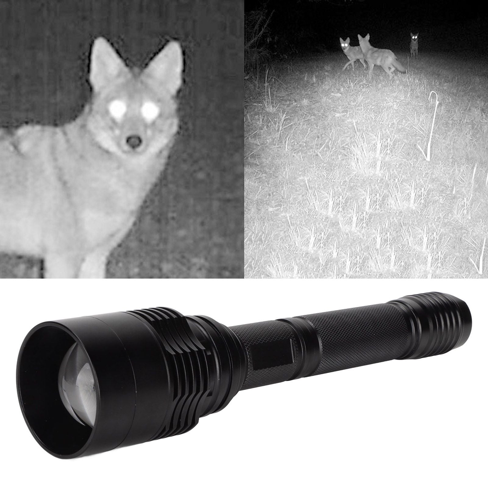 IR Flashlight Telescopic Focusing Infrared Flashlight 850nm LED Night Vision Monitoring Light Source Fill V1294-YM0523-3119220049311