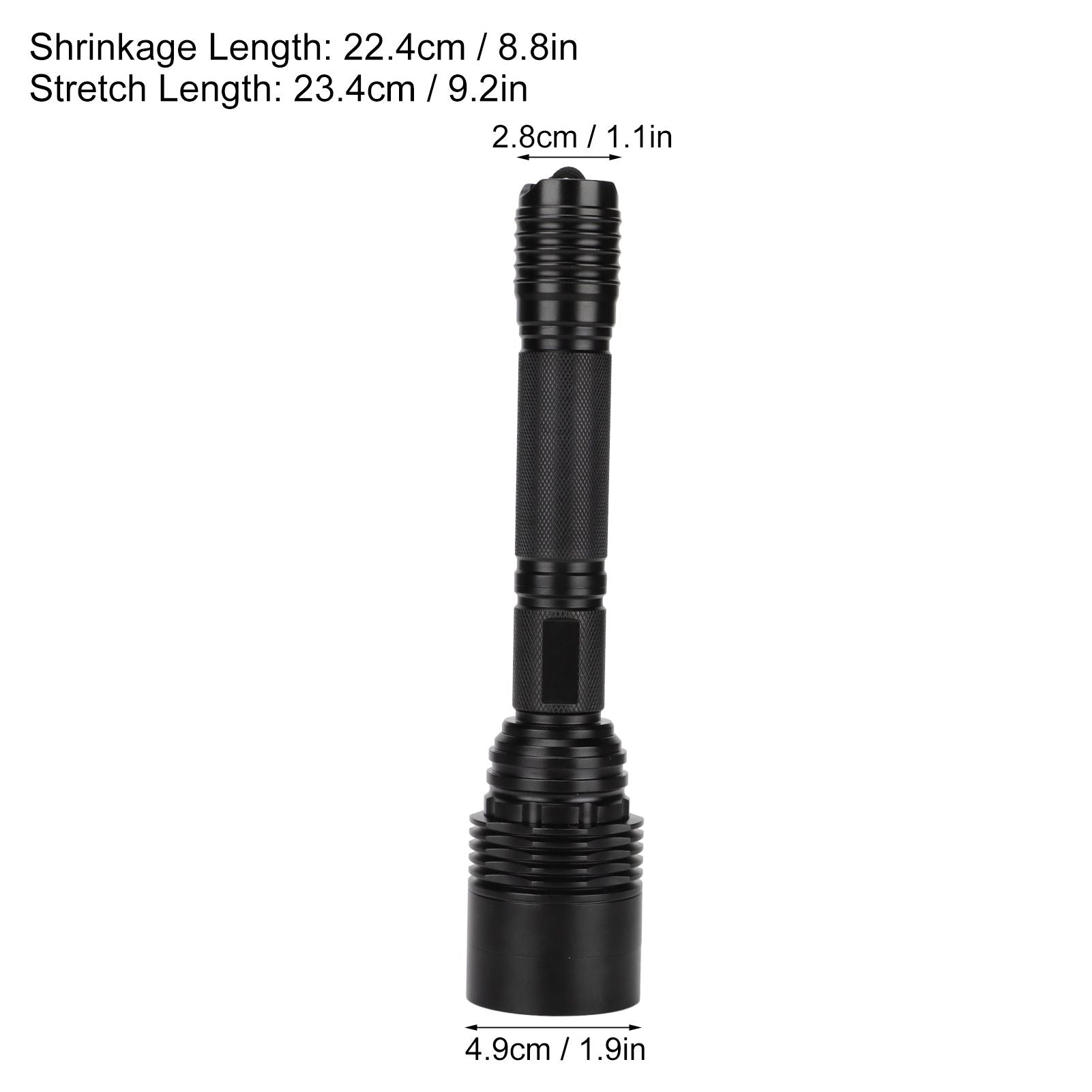 IR Flashlight Telescopic Focusing Infrared Flashlight 850nm LED Night Vision Monitoring Light Source Fill V1294-YM0523-3119220049311
