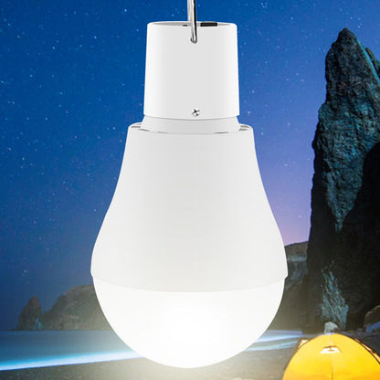 Solar Light Bulb Energy Saving White Light USB Solar LED Bulb Light for Outdoor Camping Emergency with Hook V1294-YM0523-3119220050511