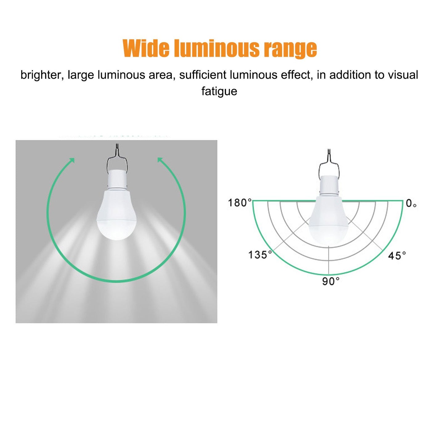 Solar Light Bulb Energy Saving White Light USB Solar LED Bulb Light for Outdoor Camping Emergency with Hook V1294-YM0523-3119220050511
