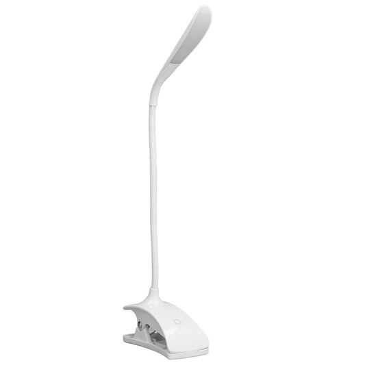 LED Desk Lamp 3 Level Brightness Energy Saving Eye Protection Clip Table Lamp with Flexible Gooseneck V1294-YM0523-3119220052311
