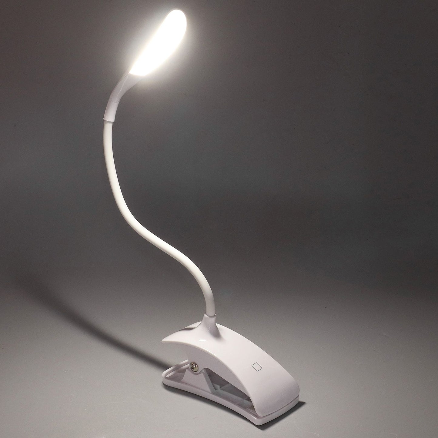LED Desk Lamp 3 Level Brightness Energy Saving Eye Protection Clip Table Lamp with Flexible Gooseneck V1294-YM0523-3119220052311
