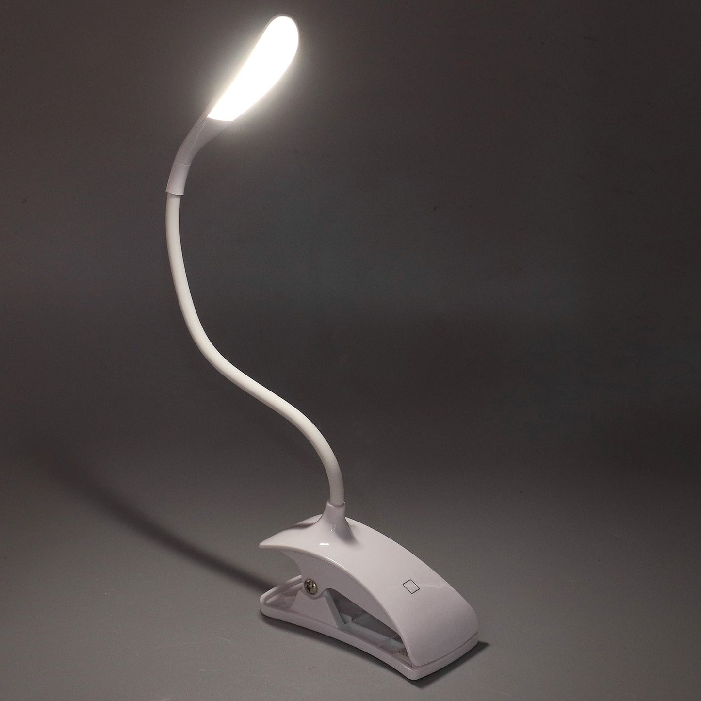 LED Desk Lamp 3 Level Brightness Energy Saving Eye Protection Clip Table Lamp with Flexible Gooseneck V1294-YM0523-3119220052311