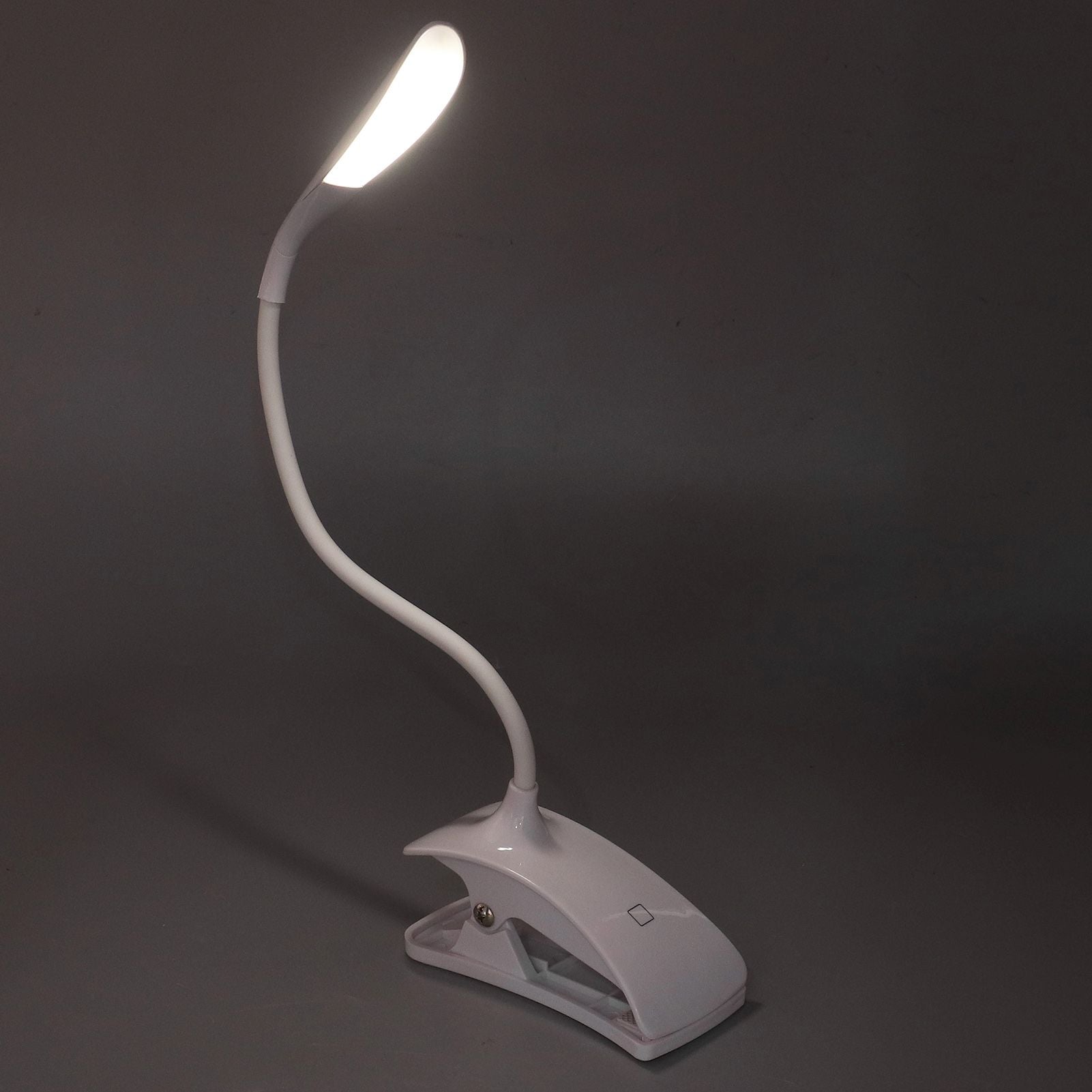 LED Desk Lamp 3 Level Brightness Energy Saving Eye Protection Clip Table Lamp with Flexible Gooseneck V1294-YM0523-3119220052311