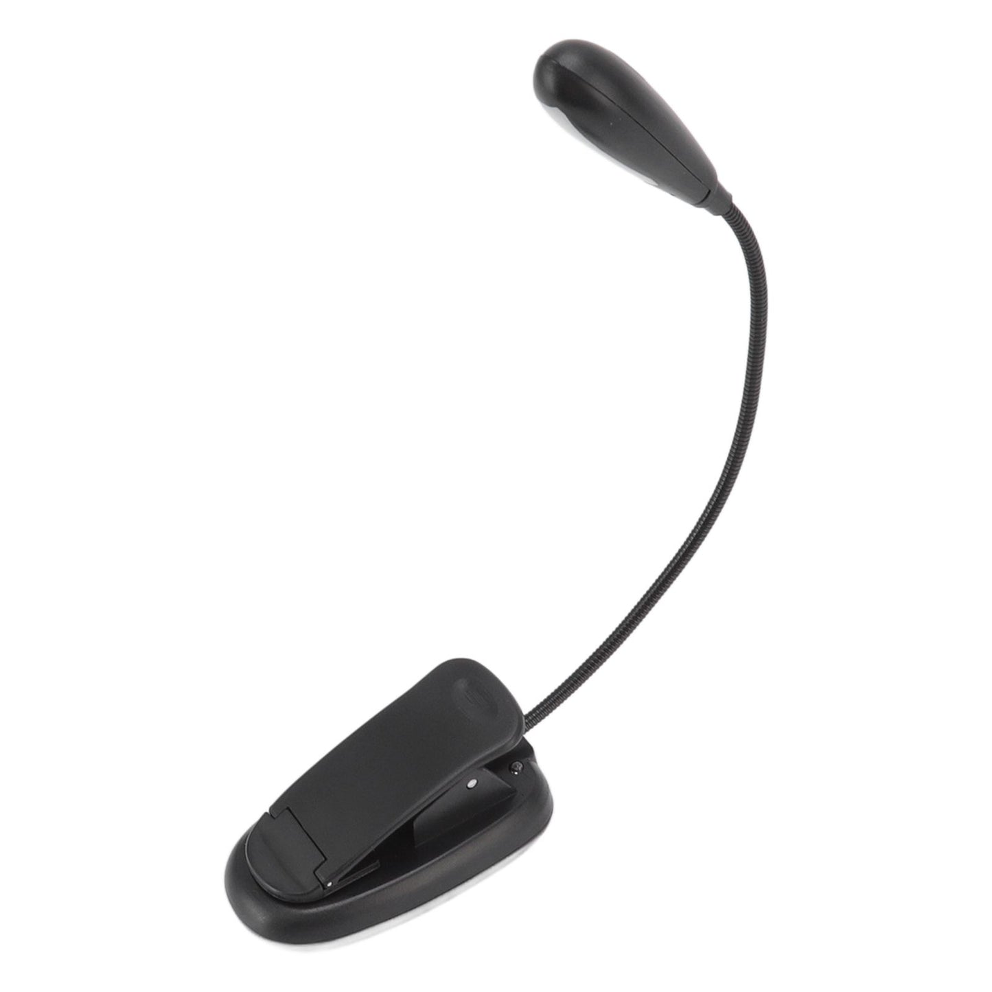 Clip On Light Black 9 Level 7 Lamps Foldable Flexible Gooseneck USB Rechargeable LED Clip Table Reading Lamp V1294-YM0523-3119220053111