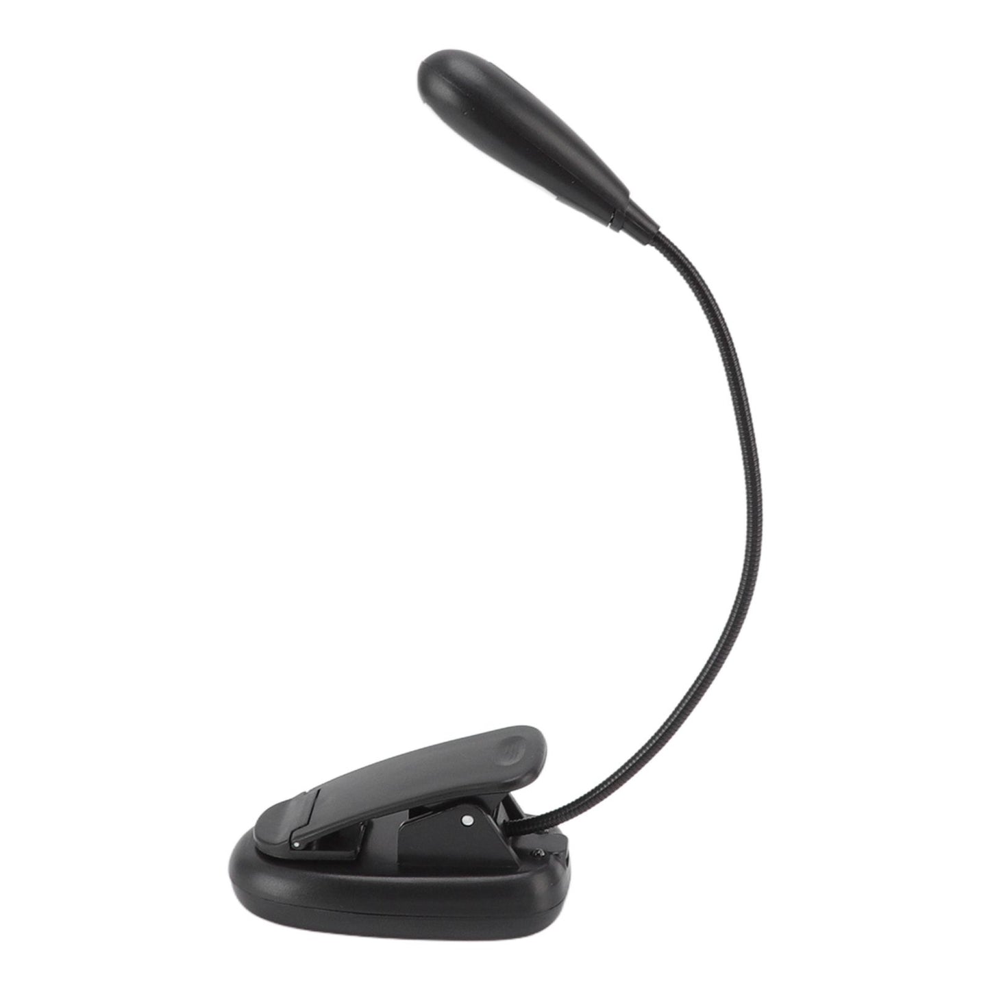 Clip On Light Black 9 Level 7 Lamps Foldable Flexible Gooseneck USB Rechargeable LED Clip Table Reading Lamp V1294-YM0523-3119220053111