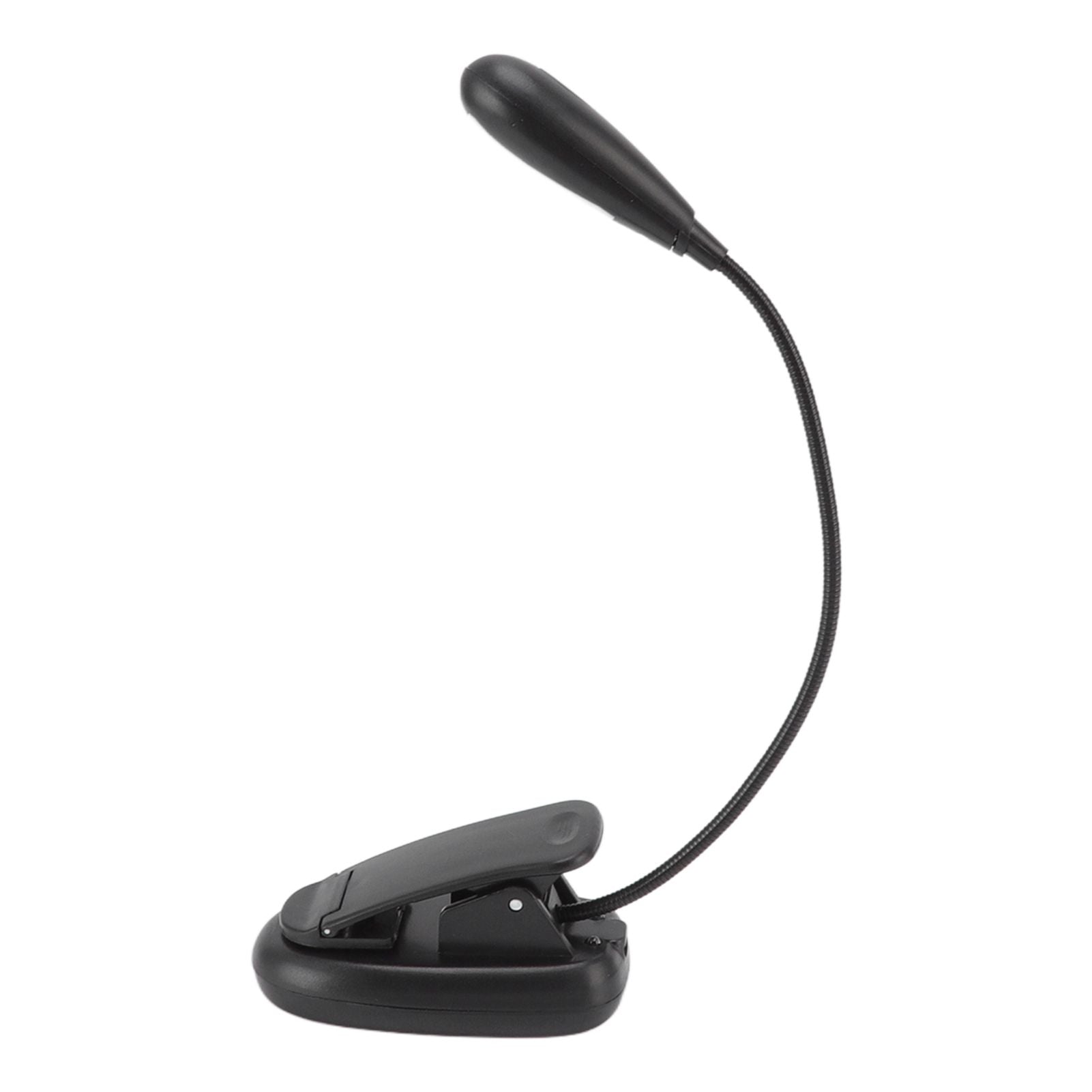 Clip On Light Black 9 Level 7 Lamps Foldable Flexible Gooseneck USB Rechargeable LED Clip Table Reading Lamp V1294-YM0523-3119220053111