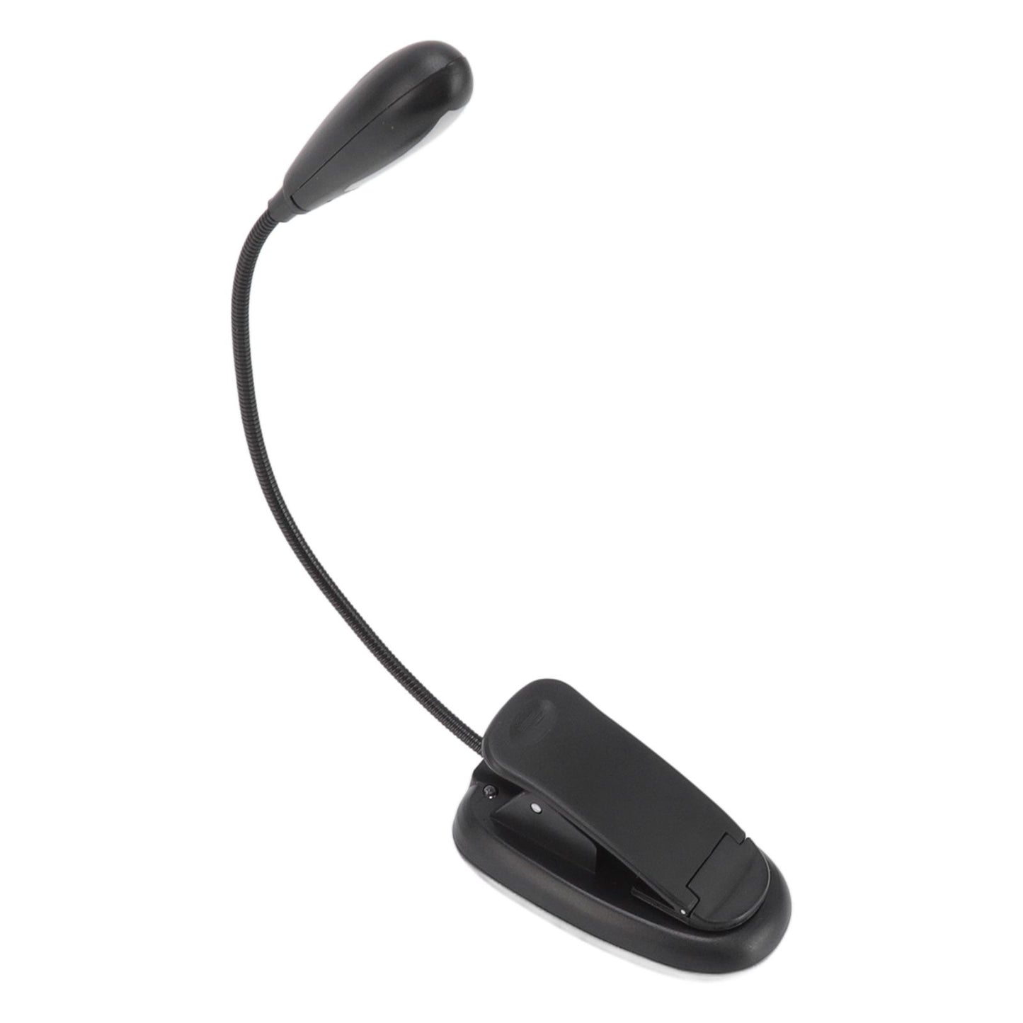 Clip On Light Black 9 Level 7 Lamps Foldable Flexible Gooseneck USB Rechargeable LED Clip Table Reading Lamp V1294-YM0523-3119220053111