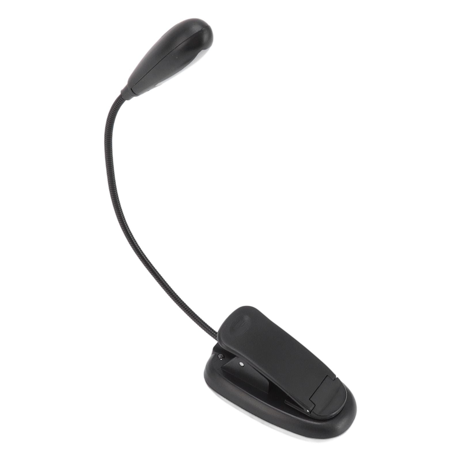Clip On Light Black 9 Level 7 Lamps Foldable Flexible Gooseneck USB Rechargeable LED Clip Table Reading Lamp V1294-YM0523-3119220053111