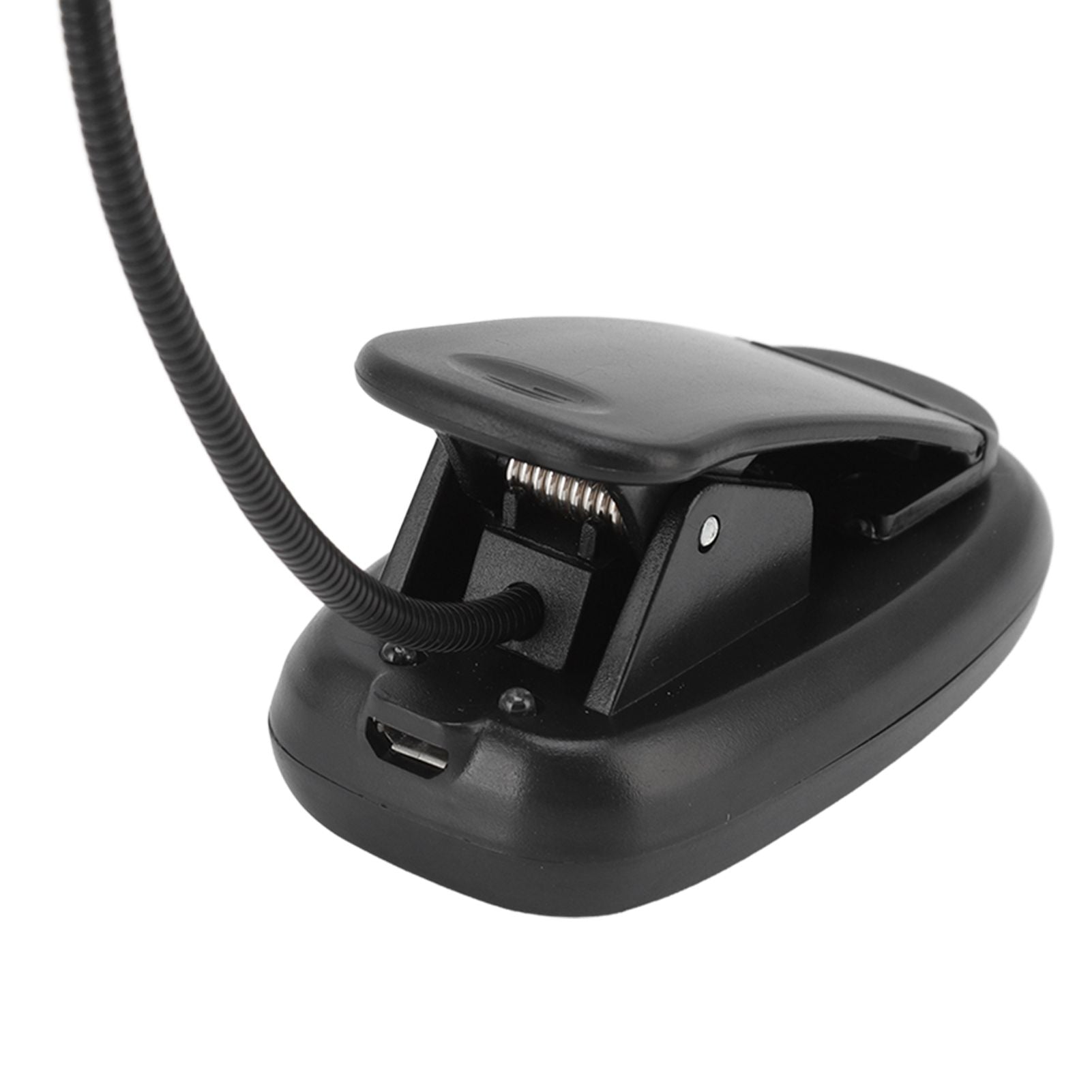 Clip On Light Black 9 Level 7 Lamps Foldable Flexible Gooseneck USB Rechargeable LED Clip Table Reading Lamp V1294-YM0523-3119220053111