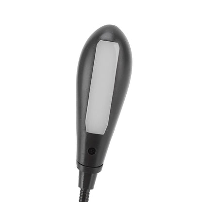 Clip On Light Black 9 Level 7 Lamps Foldable Flexible Gooseneck USB Rechargeable LED Clip Table Reading Lamp V1294-YM0523-3119220053111