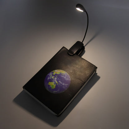 Clip On Light Black 9 Level 7 Lamps Foldable Flexible Gooseneck USB Rechargeable LED Clip Table Reading Lamp V1294-YM0523-3119220053111
