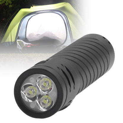 LED Camping Flashlight 3LED 3000LM Five Lighting Modes Super Bright White Light Flashlight for Outdoor V1294-YM0523-3119220054111