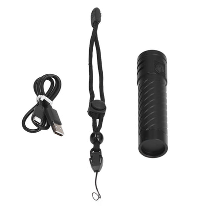 LED Camping Flashlight 3LED 3000LM Five Lighting Modes Super Bright White Light Flashlight for Outdoor V1294-YM0523-3119220054111