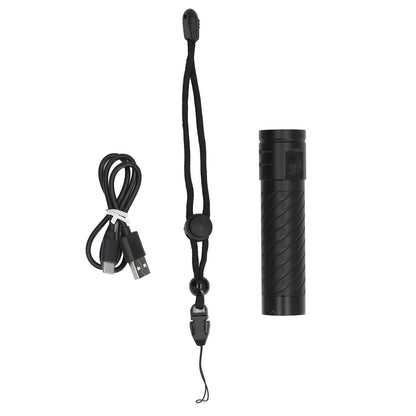 LED Camping Flashlight 3LED 3000LM Five Lighting Modes Super Bright White Light Flashlight for Outdoor V1294-YM0523-3119220054111