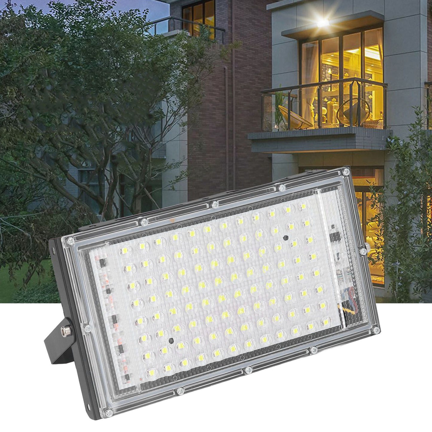 100W LED Flood Light Super Bright 10000 Luminous 120 degrees Beam Angle Flood Light Cool White IP66 V1294-YM0523-3119220054211