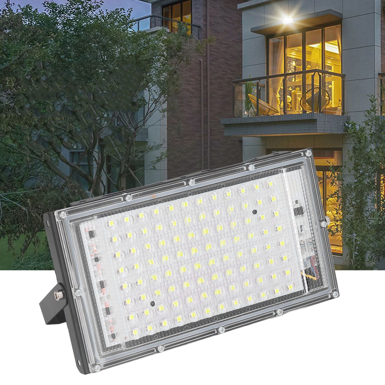 100W LED Flood Light Super Bright 10000 Luminous 120 degrees Beam Angle Flood Light Cool White IP66 V1294-YM0523-3119220054211