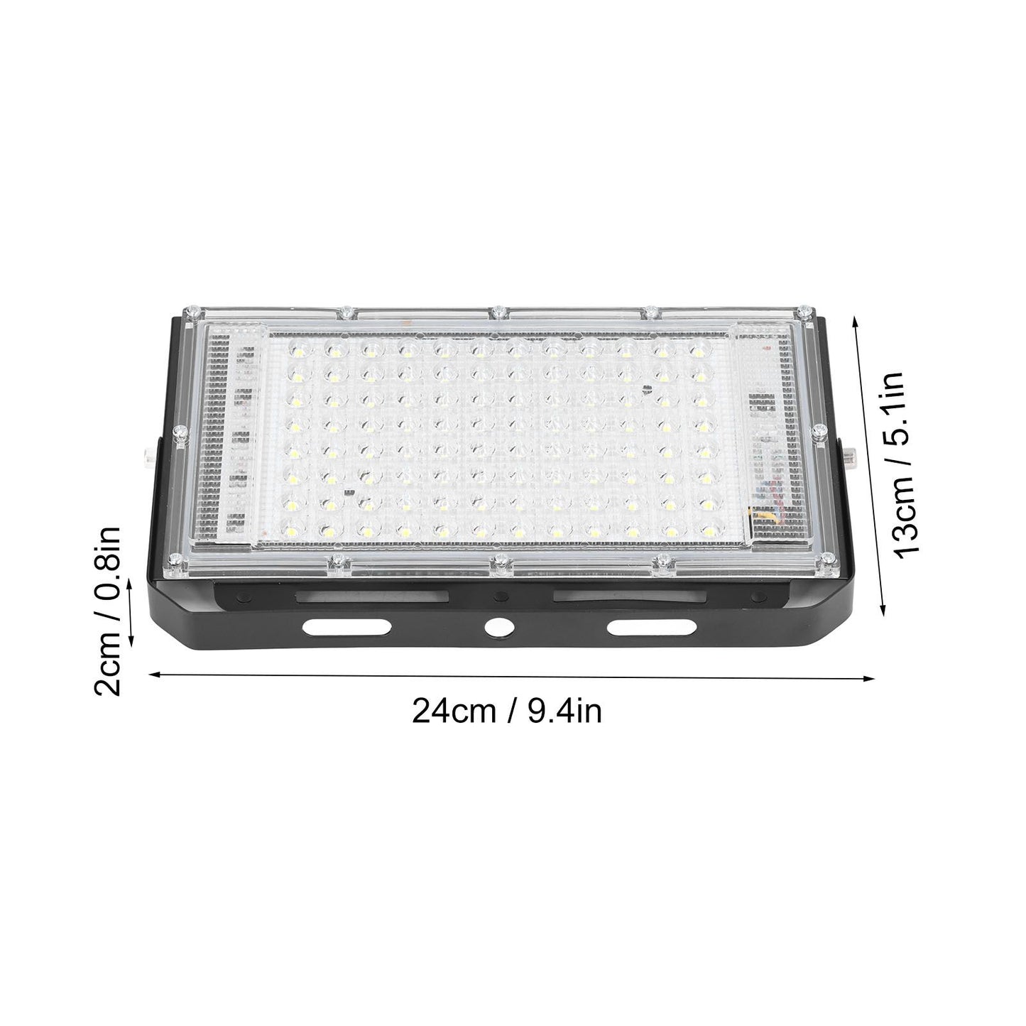 100W LED Flood Light Super Bright 10000 Luminous 120 degrees Beam Angle Flood Light Cool White IP66 V1294-YM0523-3119220054211