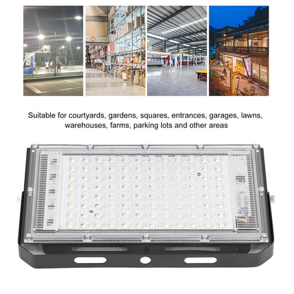 100W LED Flood Light Super Bright 10000 Luminous 120 degrees Beam Angle Flood Light Cool White IP66 V1294-YM0523-3119220054211