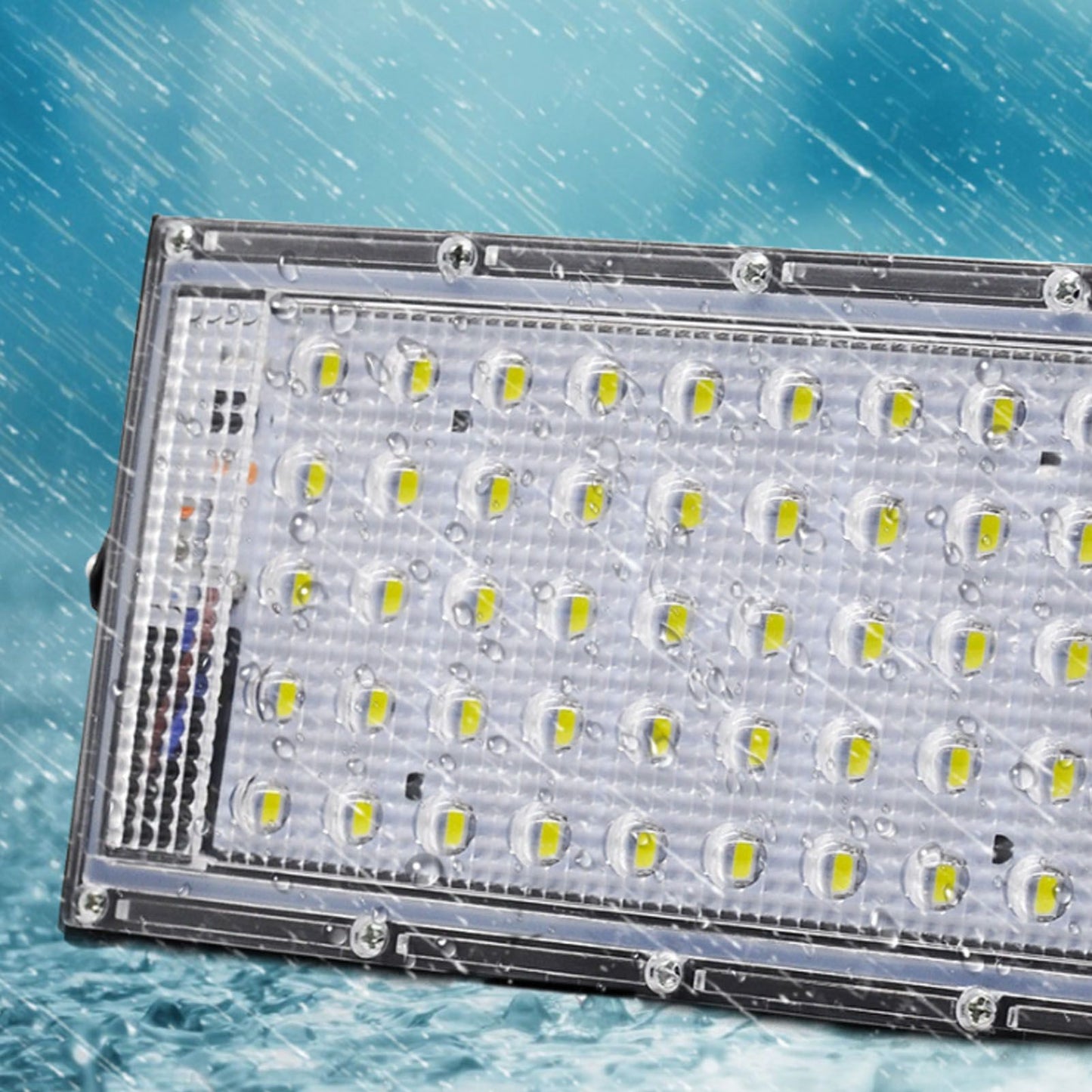 100W LED Flood Light Super Bright 10000 Luminous 120 degrees Beam Angle Flood Light Cool White IP66 V1294-YM0523-3119220054211