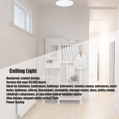 LED Ceiling Light 36W Power Saving Cool White Light Dustproof Ultra Thin Ceiling Light for Kitchen Bedroom V1294-YM0523-3119220054311