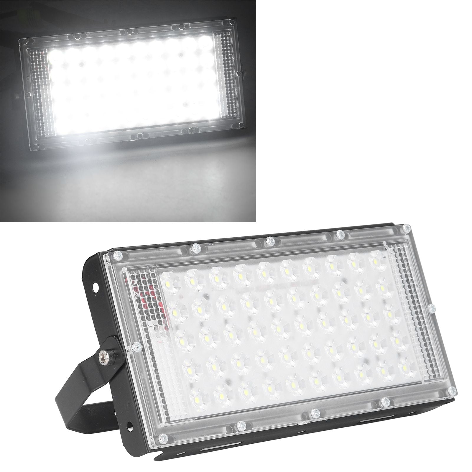 LED Flood Light 50W 12V Super Bright White Light Waterproof Outdoor LED Floodlight for Courtyards Gardens V1294-YM0523-3119220054411