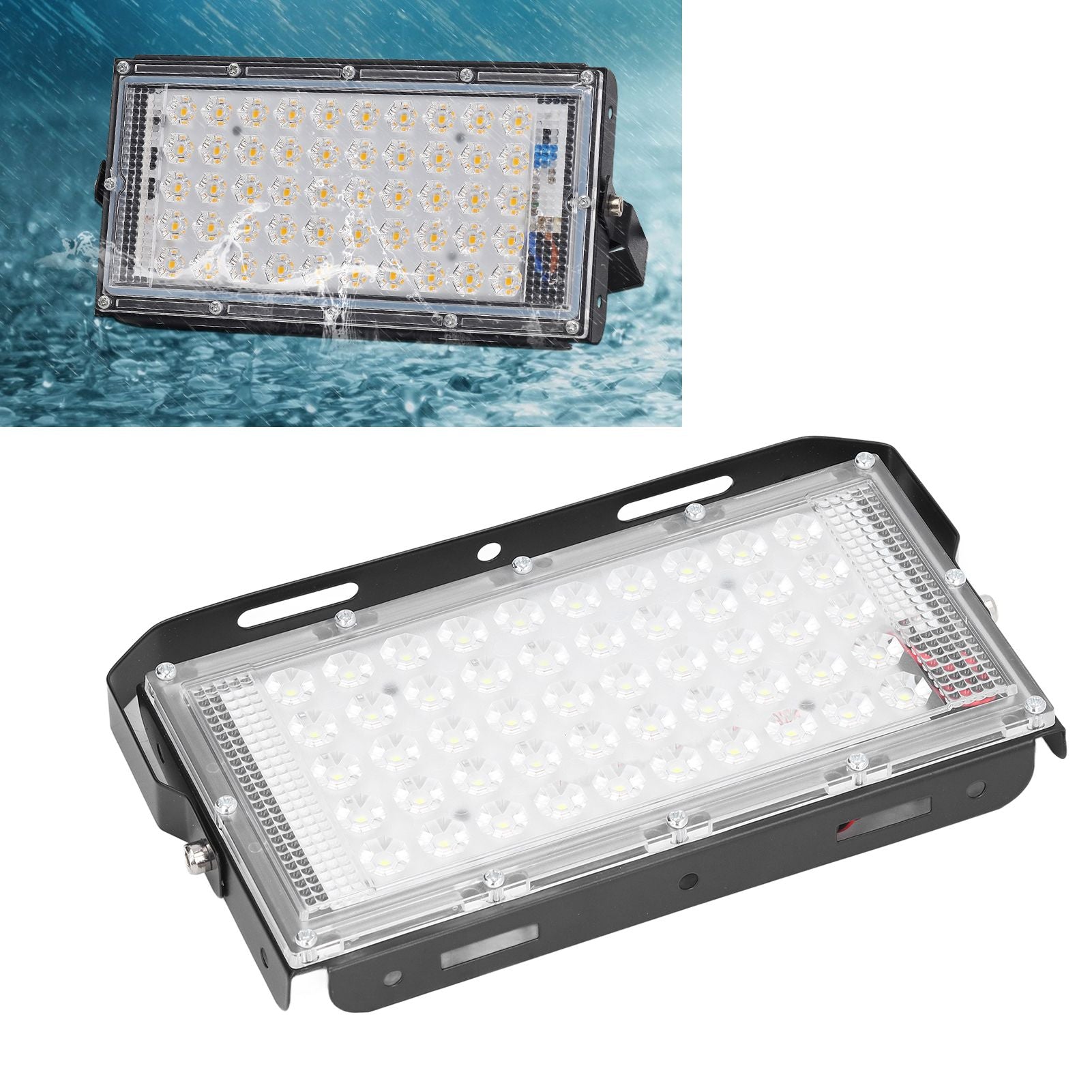 LED Flood Light 50W 12V Super Bright White Light Waterproof Outdoor LED Floodlight for Courtyards Gardens V1294-YM0523-3119220054411