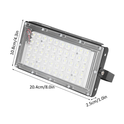 LED Flood Light 50W 12V Super Bright White Light Waterproof Outdoor LED Floodlight for Courtyards Gardens V1294-YM0523-3119220054411