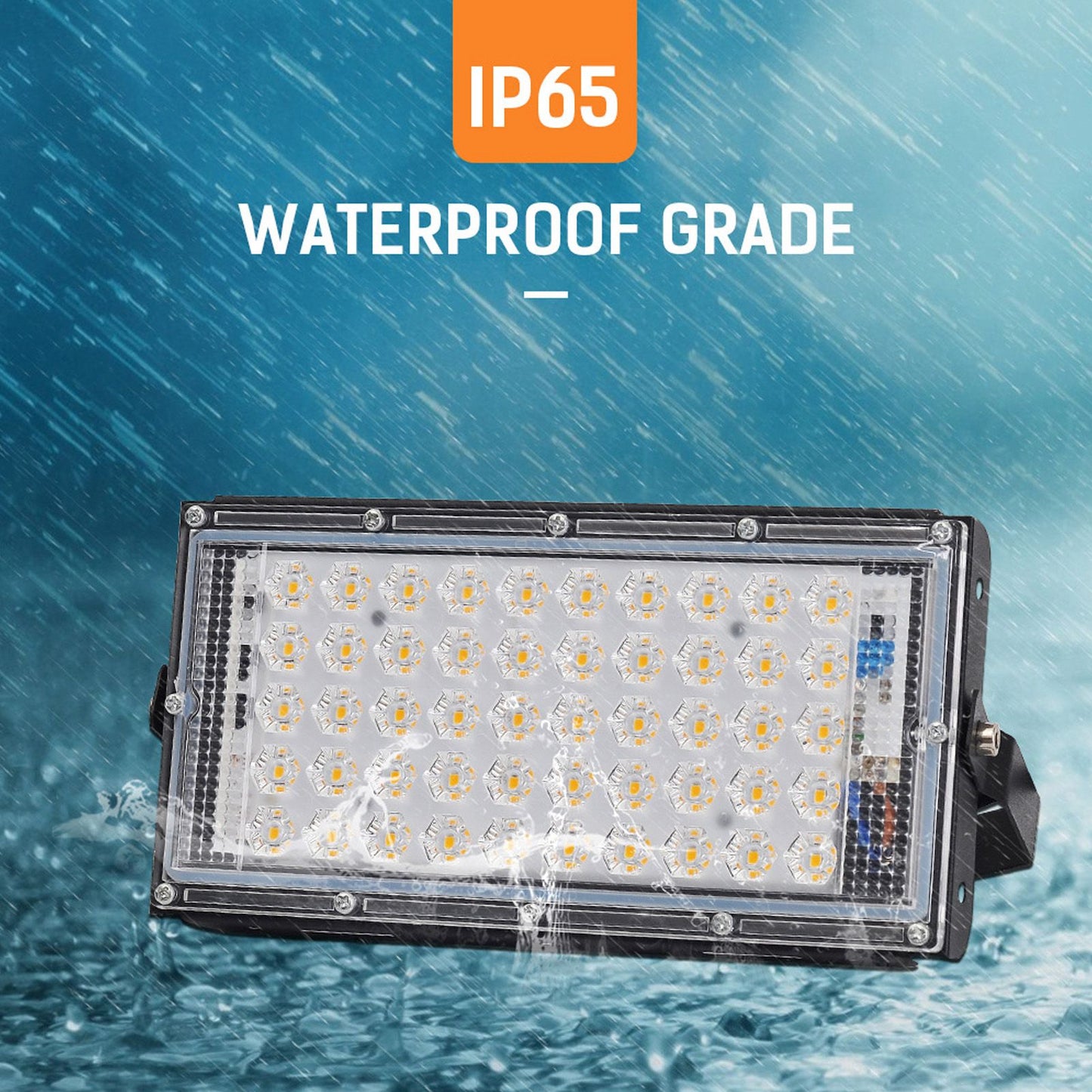 LED Flood Light 50W 12V Super Bright White Light Waterproof Outdoor LED Floodlight for Courtyards Gardens V1294-YM0523-3119220054411