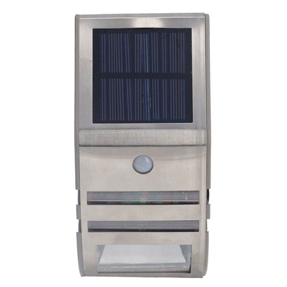 Solar Wall Lamp PIR Human Body Induction High Sensitivity White Light 40LM Stainless Steel Solar Wall Light V1294-YM0523-3119220055811