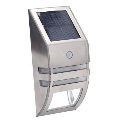 Solar Wall Lamp PIR Human Body Induction High Sensitivity White Light 40LM Stainless Steel Solar Wall Light V1294-YM0523-3119220055811