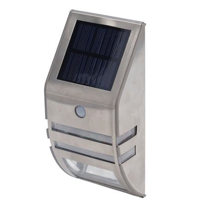 Solar Wall Lamp PIR Human Body Induction High Sensitivity White Light 40LM Stainless Steel Solar Wall Light V1294-YM0523-3119220055811