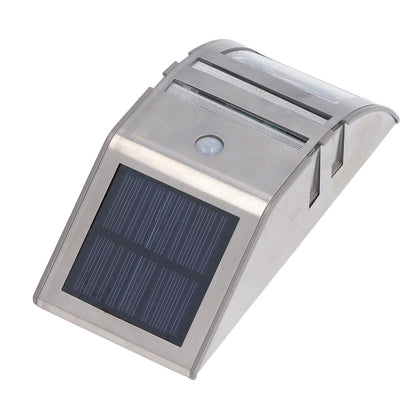 Solar Wall Lamp PIR Human Body Induction High Sensitivity White Light 40LM Stainless Steel Solar Wall Light V1294-YM0523-3119220055811