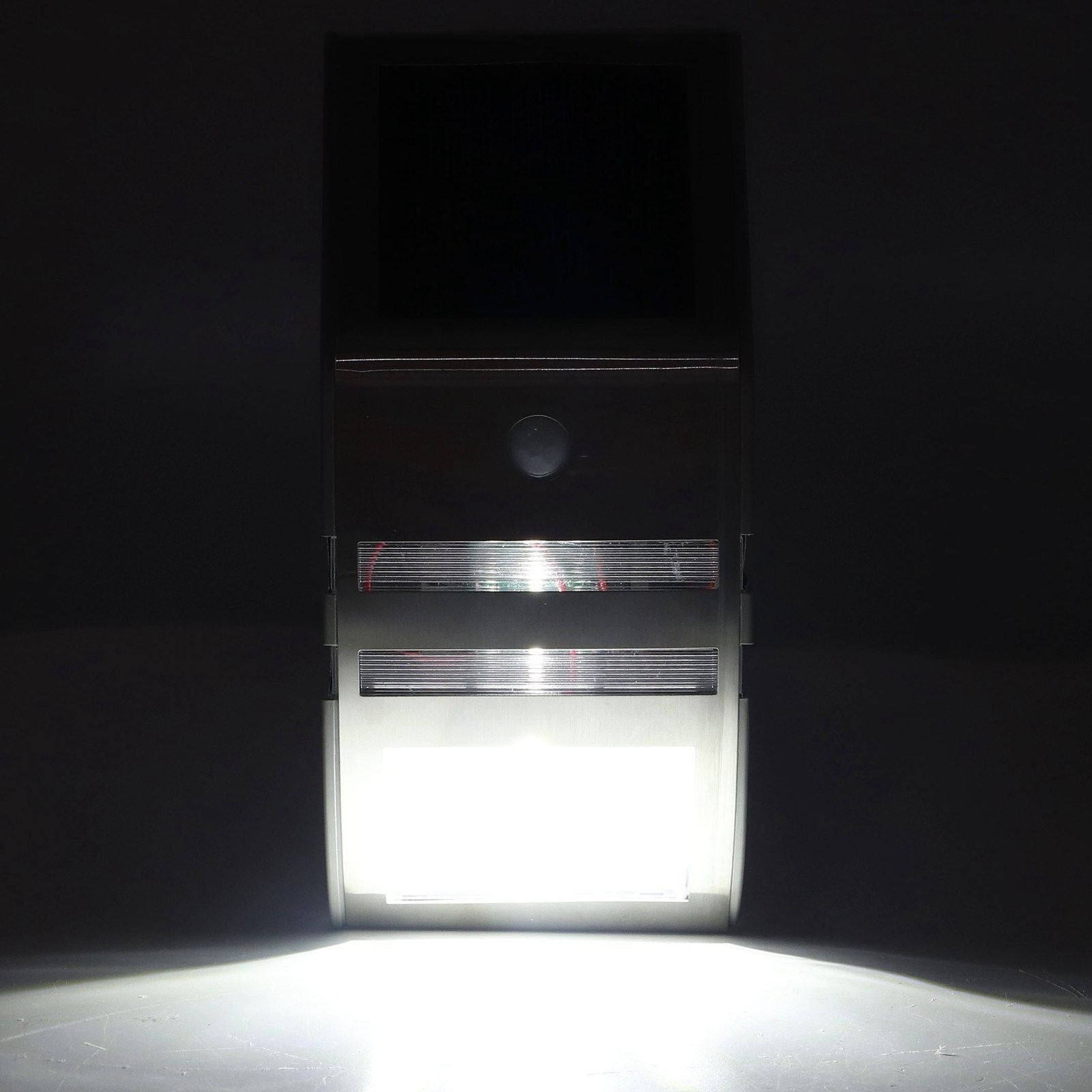 Solar Wall Lamp PIR Human Body Induction High Sensitivity White Light 40LM Stainless Steel Solar Wall Light V1294-YM0523-3119220055811