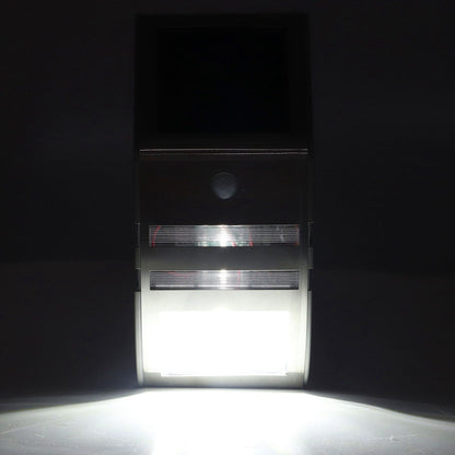 Solar Wall Lamp PIR Human Body Induction High Sensitivity White Light 40LM Stainless Steel Solar Wall Light V1294-YM0523-3119220055811