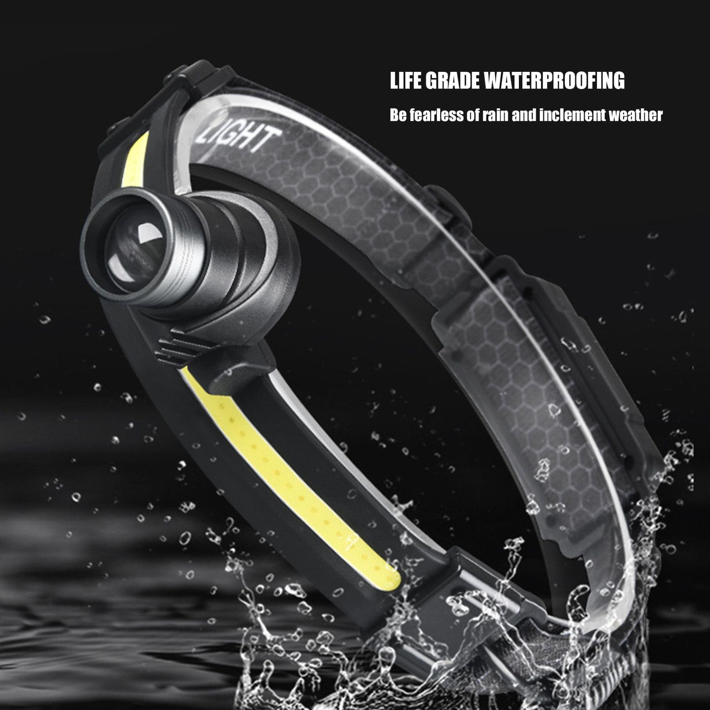 COB Multifunctional Headlight LED Mini Induction Headlamp Waterproof Camping Torch Head Lamp for Outdoors V1294-YM0523-3119220055911