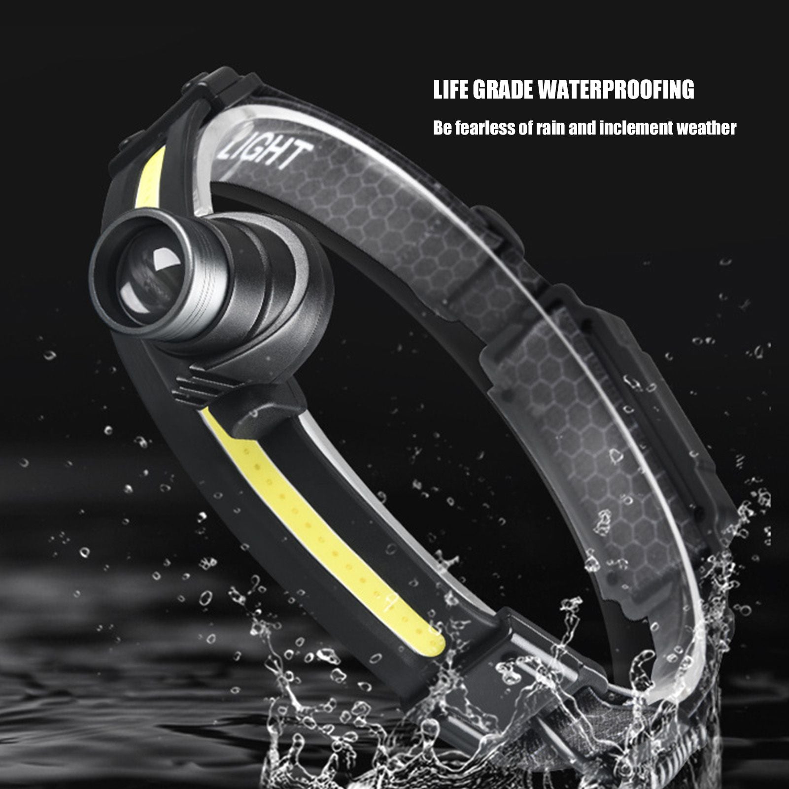 COB Multifunctional Headlight LED Mini Induction Headlamp Waterproof Camping Torch Head Lamp for Outdoors V1294-YM0523-3119220055911